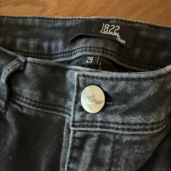 Nordstrom 1822 Denim Women's Dark Gray Black Jeans size 29 - Picture 4 of 6